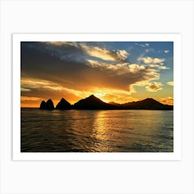 Sunset In Cabo San Lucas Art Print