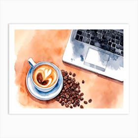 Coffee Beans Art Print