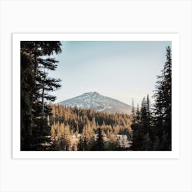 Mountain Peak View Art Print