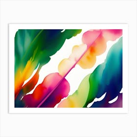 Colorful Leaves 1 Art Print