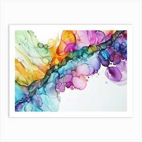 Abstract Watercolor Painting 2 Art Print