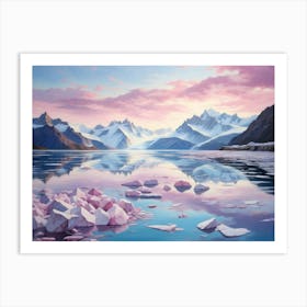 Frozen Bay Art Print