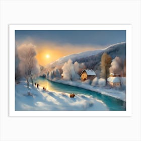 Winter Landscape 2 Art Print