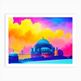 Cloudy day Art Print