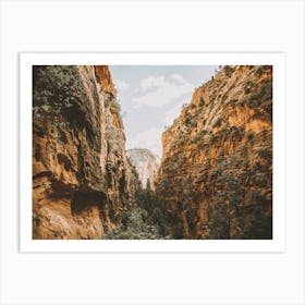 Zion Desert Canyon Art Print