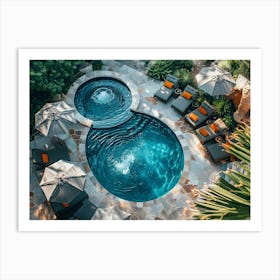 Malibu Dream Pool 5 Art Print