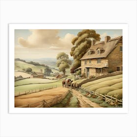 Country Cottage 2 Art Print