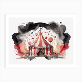 Circus Tent Art Print