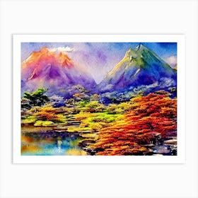 Majestic Mountain Mornings Art Print