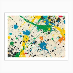 Splatter Painting 3 Art Print