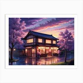 Asian House 1 Art Print