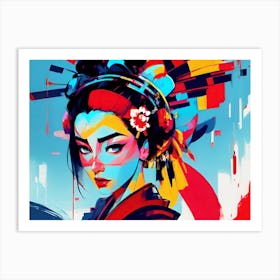 Geisha Girl 6 Art Print