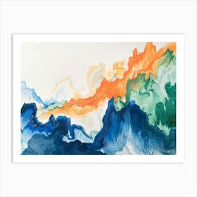 Abstract Painting 1033 Art Print