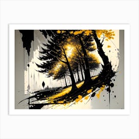 Splatter Painting 3 Art Print