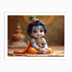 Krishna 1 Art Print