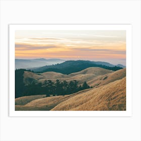 Mount Tam California Art Print