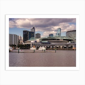 Melbourne City Skyline 1 Art Print