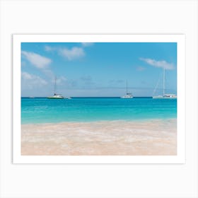 Cabo Verde Sal, the bluest water ever Art Print