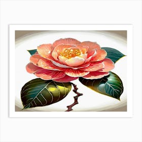 Camellia Painting Art Print