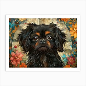 Pekingese Fine Art Portrait 1 Art Print