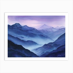 Chinese Mountains 2 Art Print