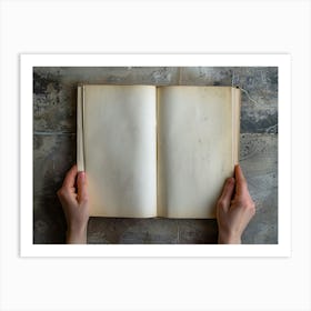 Blank Book (32) Art Print