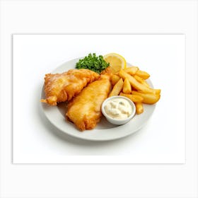 Fish And Chips 4 Art Print