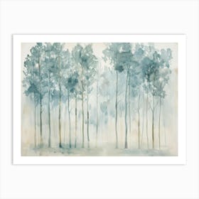 Trees In The Forest 4 Art Print