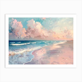 Peaceful Beach 6 Art Print