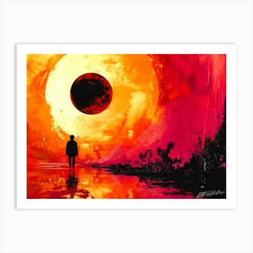 Solar Halo - Lunar Day Art Print