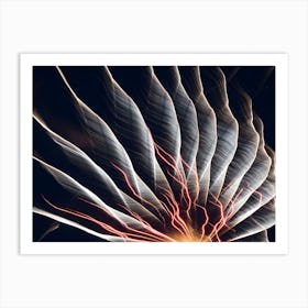 Firework Art Print