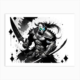 Dark Knight 2 Art Print