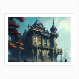 Fantasy Castle 2 Art Print