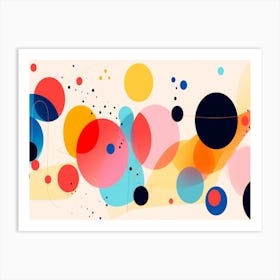 Abstract Circles 5 Art Print