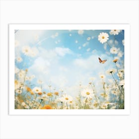 Daisy Field Art Print