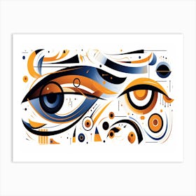 Abstract Eye 3 Art Print