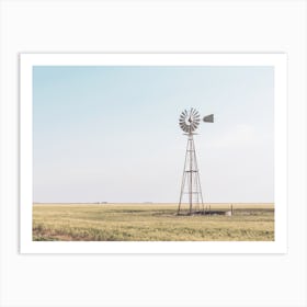 Farm Windmill Art Print