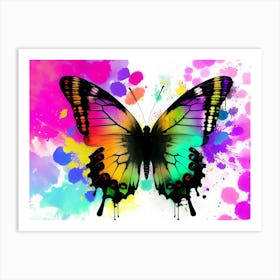 Colorful Butterfly 106 Art Print