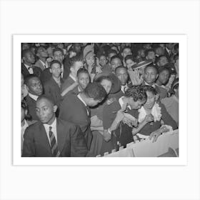 Detail Of Crowd Watching The Orchestra At The Savoy Ballroom, Chicago, Illinois By Russell Lee Art Print