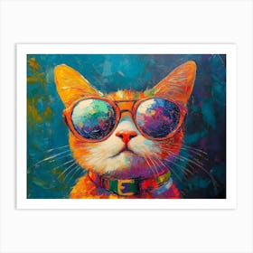 The Coolest Cat In Town 9 Art Print