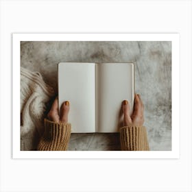 Blank Book (8) Art Print