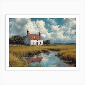 House By The Water Art Print