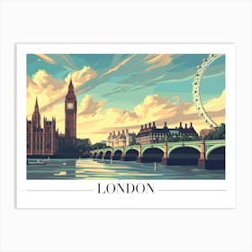 London Big Eye Art Print