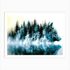 Wolf Range - Wolf Outdoor Art Print