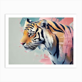 Tiger Animal Abstract Art Print