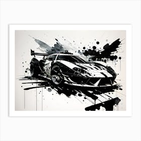 Gt1 car 1 Art Print