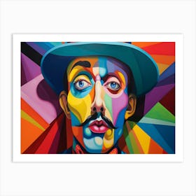 Man With A Hat Art Print