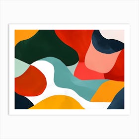 Colorful Abstract Painting 11 Art Print