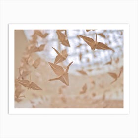 Origami Birds Art Print