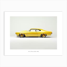 Toy Car 70 Chevelle Ss Yellow 2 Poster Art Print